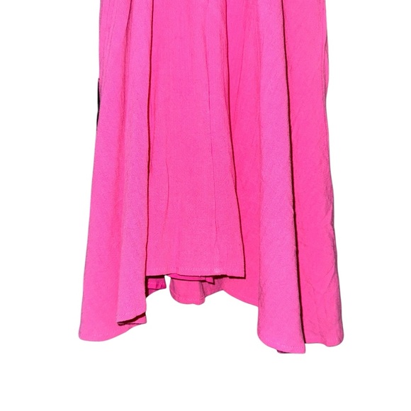 NWT LULU’S Perfect Day for Love Pink Cutout Tie-Front Mini Dress Size Medium - Picture 10 of 14